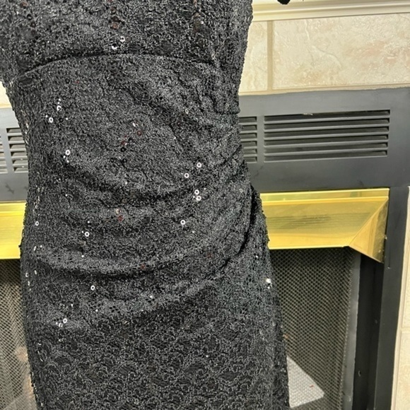 R&M Richards Black Lace Over with Sequins - Picture 11 of 17